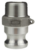 Dixon 125-F-AL 1 1/4" Alum Male Adapter x Male NPT