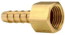 Dixon 1260604C 1/4" Brass Fem NPSM Swivel x 3/8" Hose Barb Gasket Seat