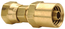 Dixon 1854084K Brass Reusable Fem Swivel 1/4" ID x 1/2" OD x 1/4" Fem NPSM