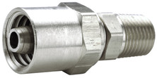 Dixon 1836106KSS 303SS Reusable Male Fitting 3/8" ID x 5/8" OD x 3/8" Male NPT
