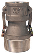 Dixon 2030-B-AL 2" Alum Coupler x 3" Male NPT