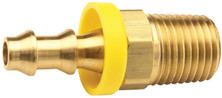 Dixon 2721208C Brass 1/2" Male NPTF x 3/4" Push-on Hose Barb (Dryseal)