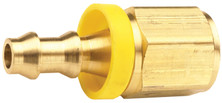 Dixon 2741616C Brass 1" Fem NPTF x 1" Push-on Hose Barb (Dryseal)