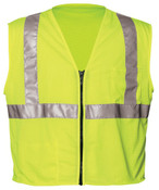 OK-1 OK-S1L ANSI Class II Zipper Vest Size:4/5XL (56-72")