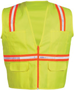 OK-1 OK-DSL Polyester Surveyor Vest Size:S/M (26-38")