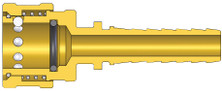 Dixon 3ES3-B 3/8" S.T. COUPLER, 3/8" BARB, BRASS