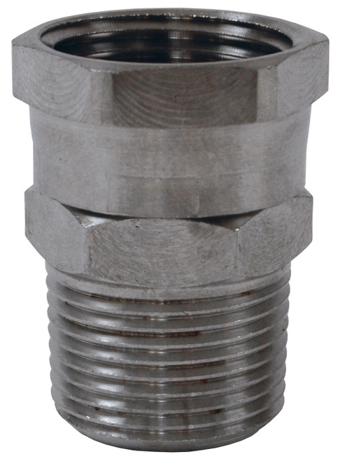 Dixon 5041212SS 3/4" Fem GHT Swiv x 3/4" Male NPTF 303SS