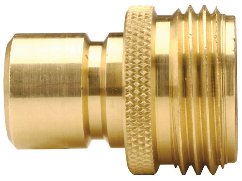 Dixon 500QCM 3/4" GH Quick Connect Male Plug Brass (Male Plug x Male GHT)
