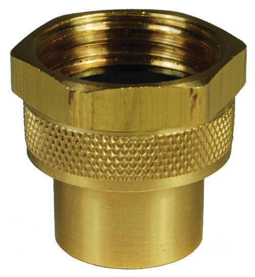 Dixon 5011202C 3/4" Rigid Fem GHT x 1/8" Fem NPTF Brass Non-Swivel Midland number 30016