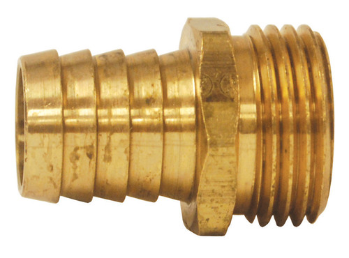 Dixon 5901212CLF 3/4" x 3/4" Male GHT Fitting Lead Free Brass <= .025% Lead
