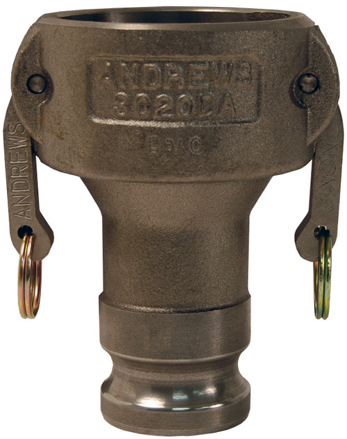 Dixon 6040-DA-MI 6" Iron Reducer Coupler x 4"