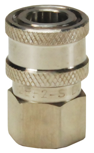 Dixon 6EF6-S 3/4" STR8-THRU COUP, 3/4" NPTF, 303 Body Material: 303 STAINLESS Body Size: 3/4"