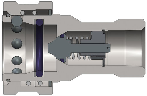 Dixon 6HBF6 3/4" ISO-B COUPLER, 3/4" BSPP, STEE Body Material: STEEL Body Size: 3/4"