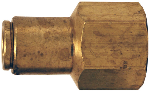 DIXON 665x4 Push-In Female Connectors,Brass