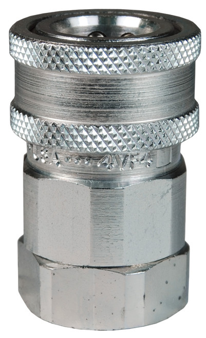 Dixon 6VF6 3/4" H-STYLE COUPLER, 3/4" NPTF, ST Body Material: STEEL Body Size: 3/4"