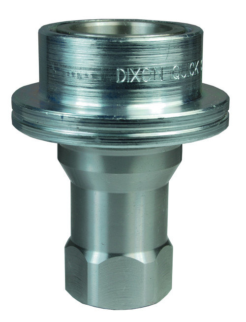 Dixon 8HSBF8-S 1" STEAM COUPLER, 1" BSPP, 303SS Body Material: 303 STAINLESS Body Size: 1"