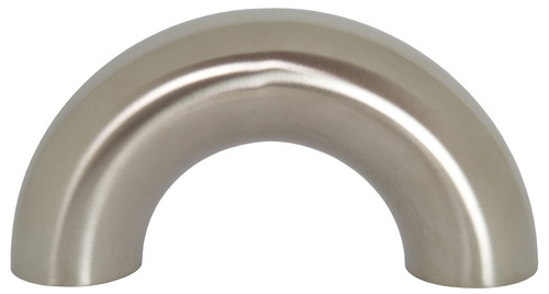 Dixon B2WUL-R250P 2.5" Polished Weld 180 Deg Return Bend 316L