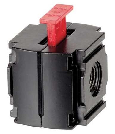 Ingersoll-Rand 104391-2 Lockout Valve, 1/4 In, 95 CFM, 250 PSI