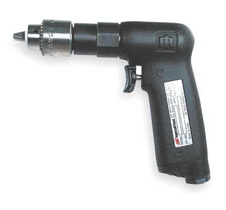 Ingersoll-Rand 1AL1 Air Drill, Keyed, 1/4 In Chuck, 2800 RPM