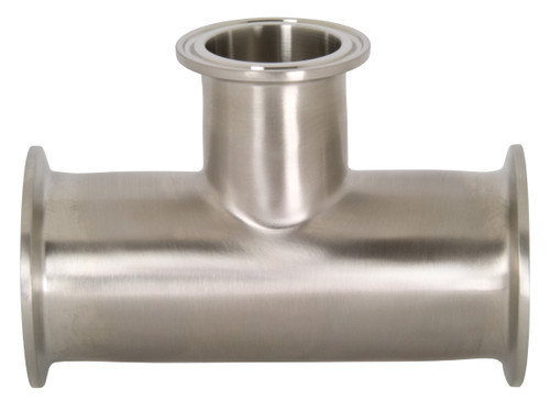 Dixon B7RMP-R15050 1.5" x .5" 316L Clamp Reducing Tee