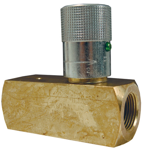 Dixon BFC1600 1" Series-F Flow Control Valve Brass Fem NPT