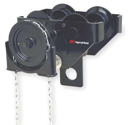Ingersoll-Rand GT050-8-10 Hoist Trolley, Geared, 5Ton Capacity