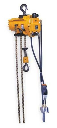 Ingersoll-Rand ML250KS-2C10-C6 Air Chain Hoist, 550 Lb Cap, 10 Ft Lift