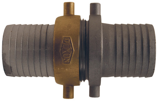 Dixon CAB250N 2 1/2" Alum CPLG w/brass nut NST