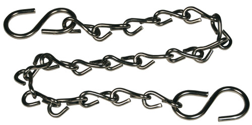 Dixon CH-SS-12 12" SS Jack Chains with S Hooks