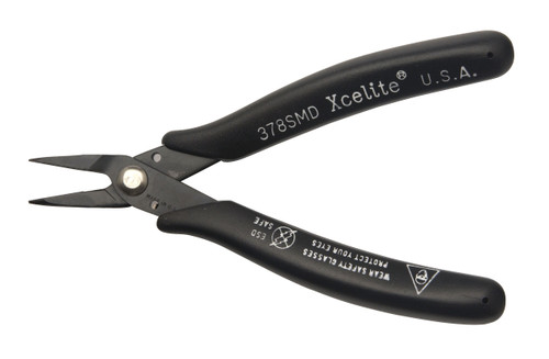 Xcelite 378SMD 5 1/2" Thin Profile, Long Reach Electronic Pliers with Smooth Jaws