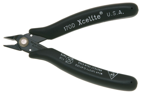 Xcelite 170D 5" General-Purpose Shearcutter With Static-Dissapative Black Grips