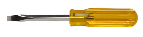 Xcelite S5164 5/16" x 4" Regular Square Blade Screwdriver, Amber Handle