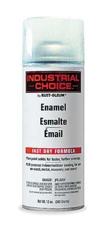 Rust-Oleum 1610830 Crystal Clear Enamel Aerosol,Size:16 oz.