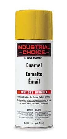 Rust-Oleum 1643830 School Bus Yellow Enamel Aerosol,Size:16 oz.
