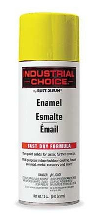 Rust-Oleum 202212 Sun Yellow Enamel Aerosol,Size:16 oz.