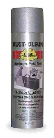Rustoleum 7213830 Metal Silver 12 oz Hammered Aerosol
