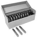 CH Hanson 20627 3/8'' Combination Hand Stamp Set, 36 Piece