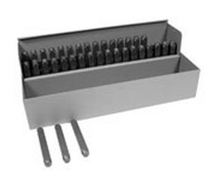 CH Hanson 25684 Combination Set, Reversed Steel Stamps, 3/32" Character