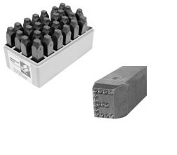 CH Hanson 26200 Letter Set, Low Stress Dot Design, 1/8" Character