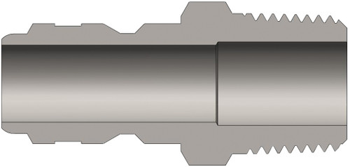 Dixon E6M6 3/4" S.T. NIPPLE, 3/4" M-NPTF, STEE Body Material: STEEL Body Size: 3/4"