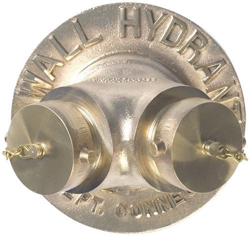 Dixon DMOCA40225F 4" FNPT X (2) 2-1/2" MNH EXPOSED HYDRANT ASSY - CAST BRASS