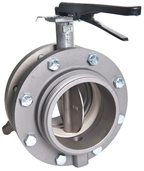 Dixon FMBTFLY40F40F 4"X4" MXFNH SWVL AL 4 BTRFLY VLV