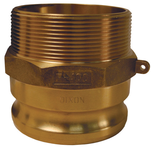 Dixon G125-F-BR 1 1/4" Brass Global Male NPT x Male