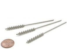 Brush Research Series 81-AY Miniature Cross Hole Deburing Brushes, 320AO, 6MM Hole Dia.