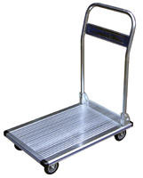 Vestil AFT-48 Fold-Up Aluminum Platform Truck, Single Handle, 24" Wx48" L, 600 lbs