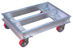 Vestil ACP-4042-20 Aluminum Channel Dolly, Size (WxL): 40"x42"