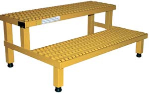 Vestil ASP-72-A Adjustable Step-Mate Stand, Overall Size (WxD): 72"x24"