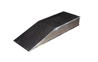 Vestil ATWR-18-10-72 Aluminum Wheel Riser, 18 In. Wide, Height: 10", Overall Length: 72"