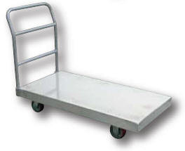 Vestil ASD-3060 Aluminum Sheet Deck Platform Truck, Deck Size (WxL): 30"x60"