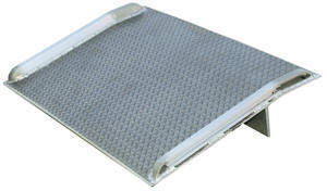 Vestil BTA-12006054 Aluminum Dockboard, Welded Aluminum Curbs, 12000 lbs lbs, W 60", L 54"